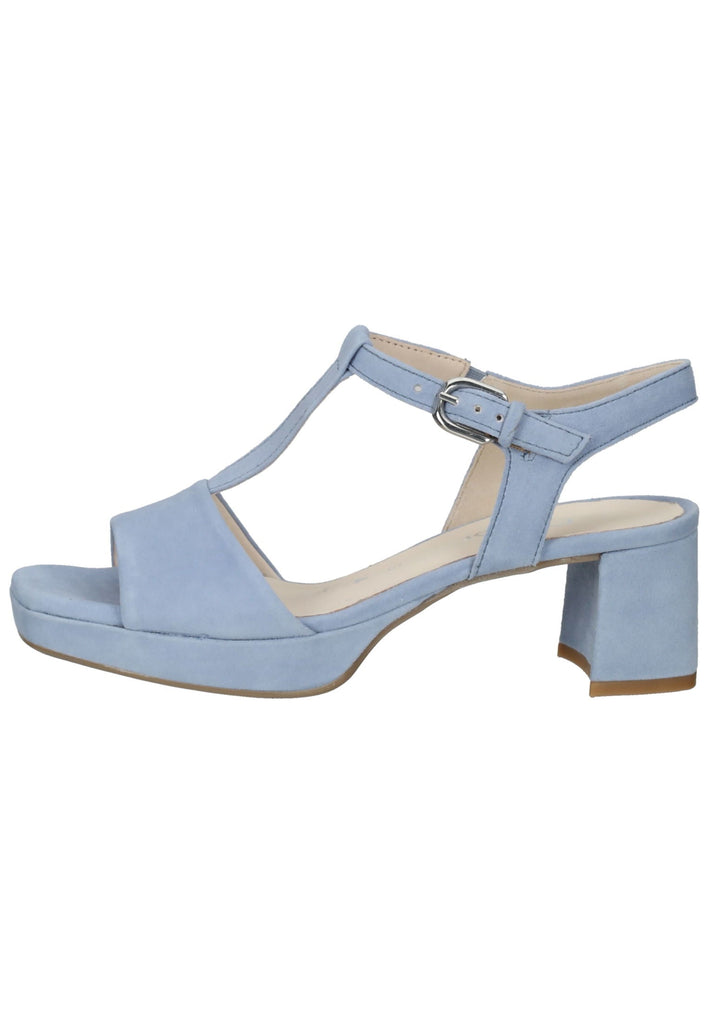 Gabor Sandalen Veloursleder Hellblau - surf4shoes