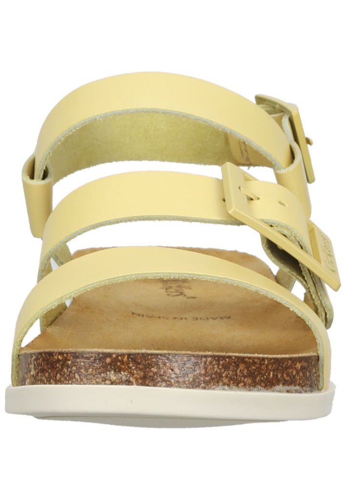 Kickers Pantoletten Leder Gelb - surf4shoes