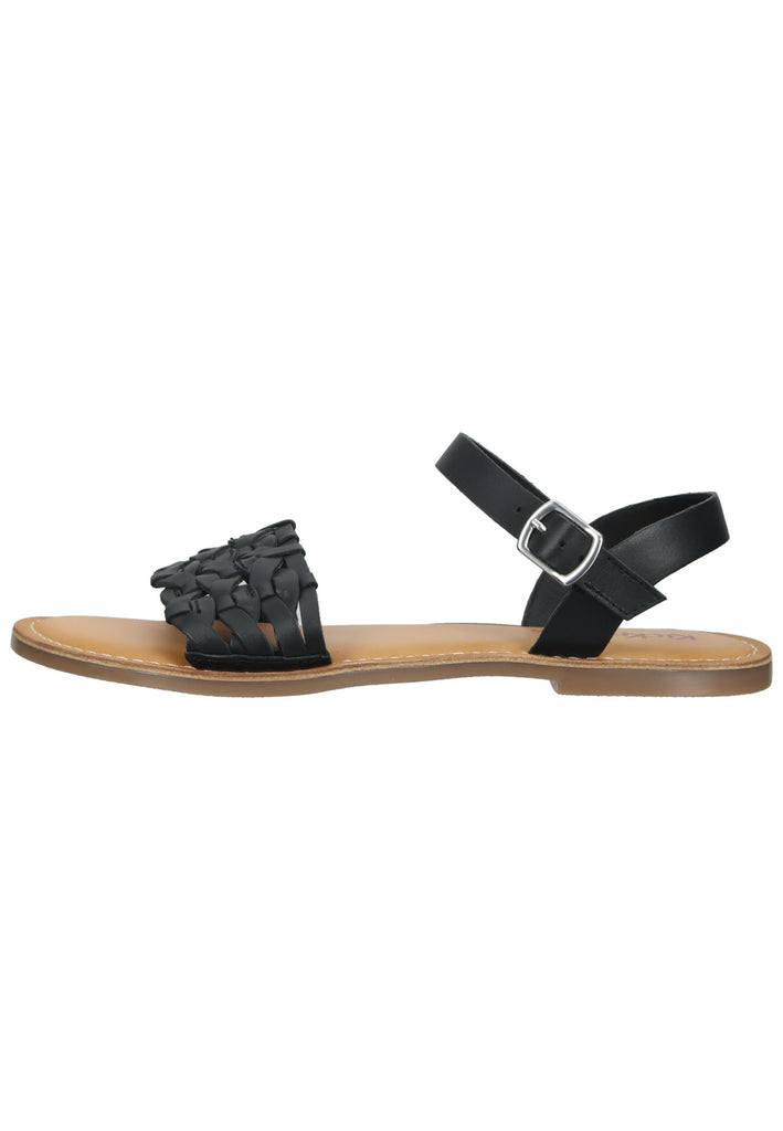 Kickers Sandalen Leder Schwarz - surf4shoes