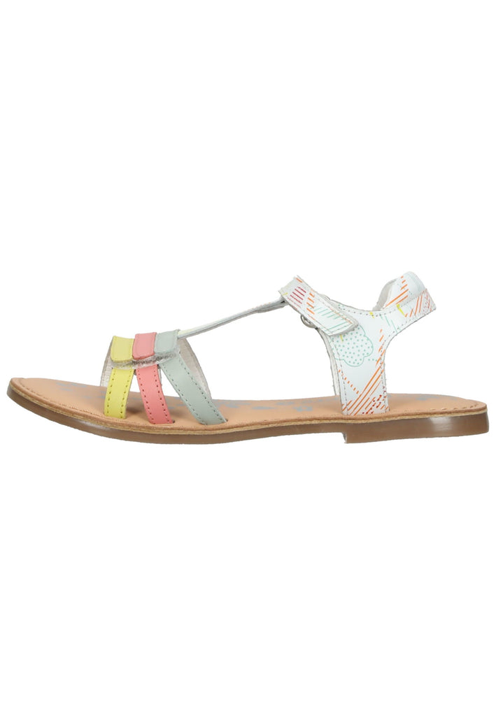 Kickers Sandalen Leder Weiß - surf4shoes