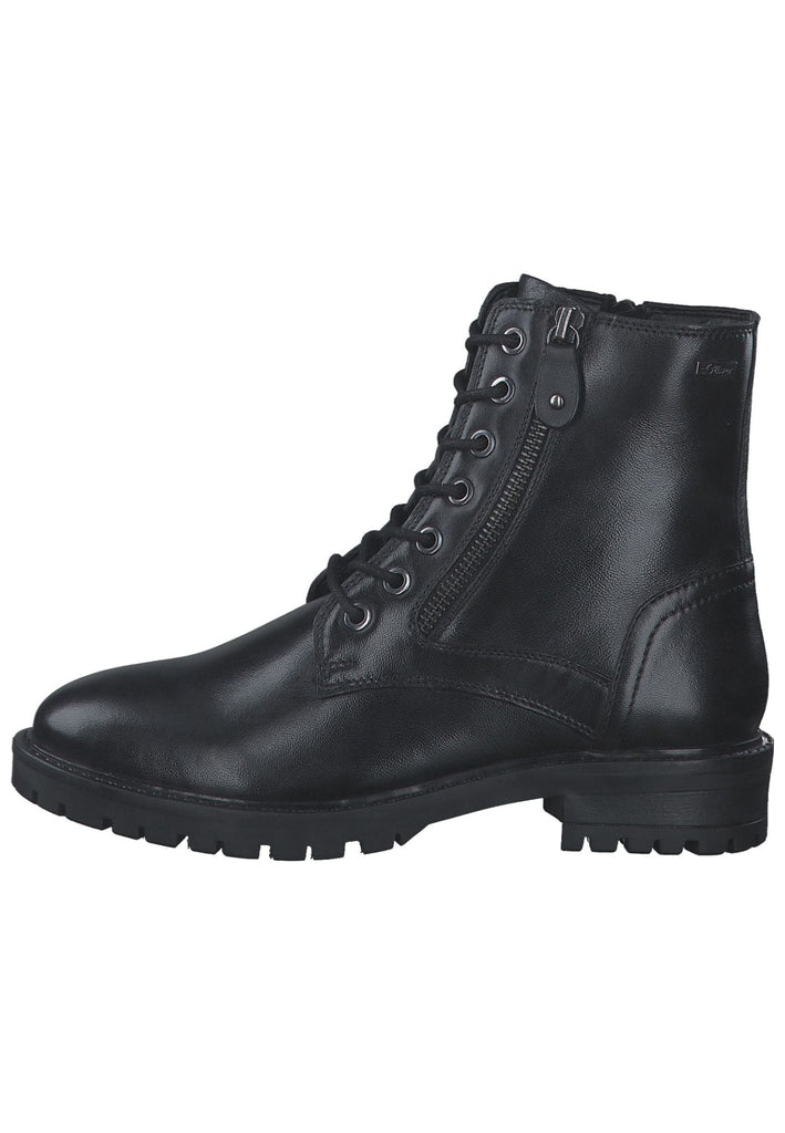s.Oliver Stiefelette Leder Black - surf4shoes