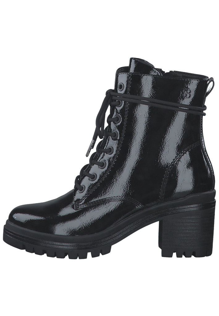 s.Oliver Stiefelette Lederimitat Black - surf4shoes