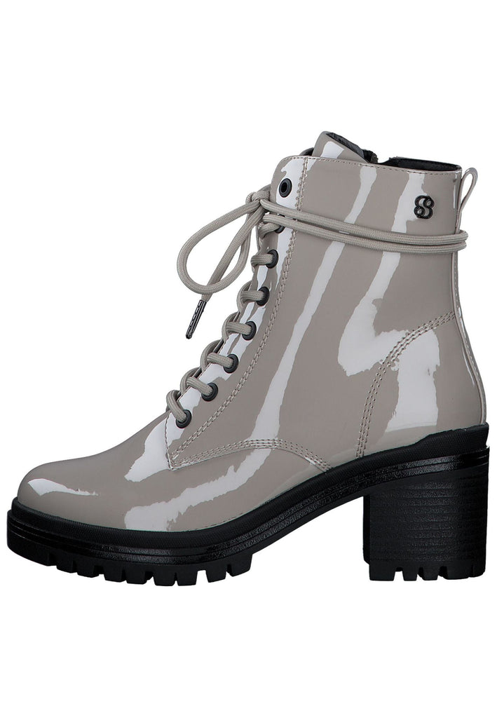 s.Oliver Stiefelette Lederimitat Taupe - surf4shoes