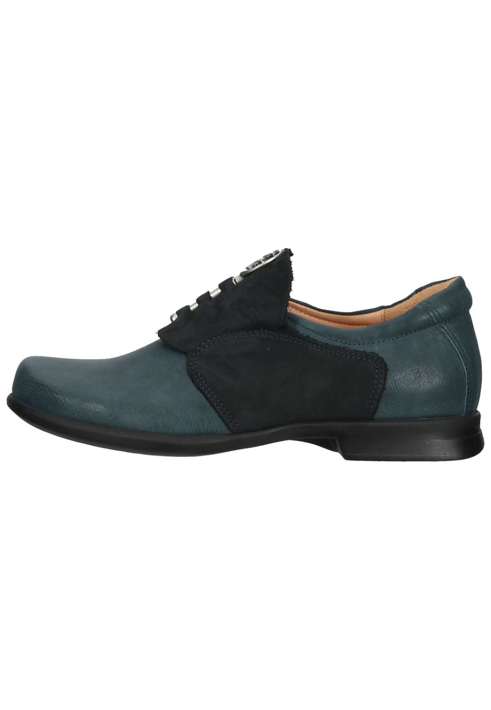 Think! Slipper Leder Blau - surf4shoes