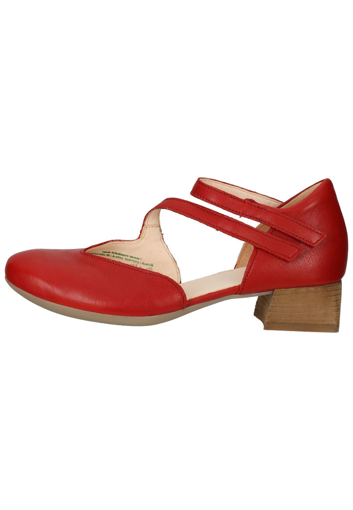 Think! Slipper Leder Rot - surf4shoes