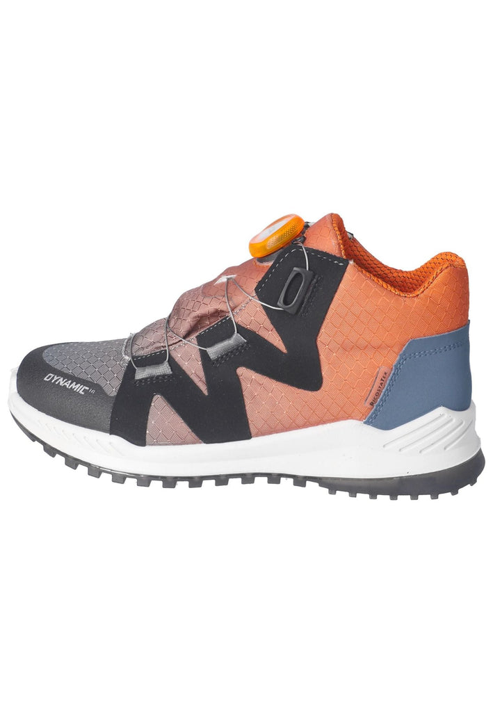 Ricosta Sneaker Lederimitat/Textil Grau/Orange Warmfutter - surf4shoes