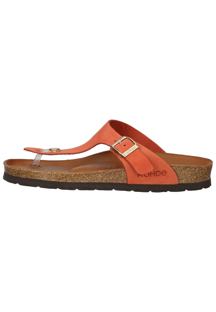 Rohde Zehensteg Leder Orange - surf4shoes