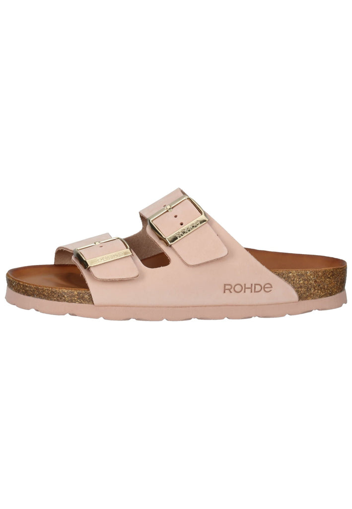 Rohde Hausschuhe Leder Rose - surf4shoes