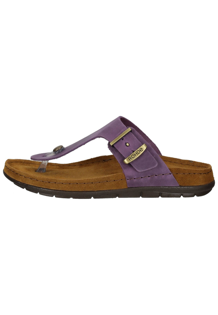 Rohde Zehensteg Leder Lila - surf4shoes