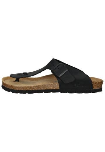 Rohde Zehensteg Leder Schwarz - surf4shoes