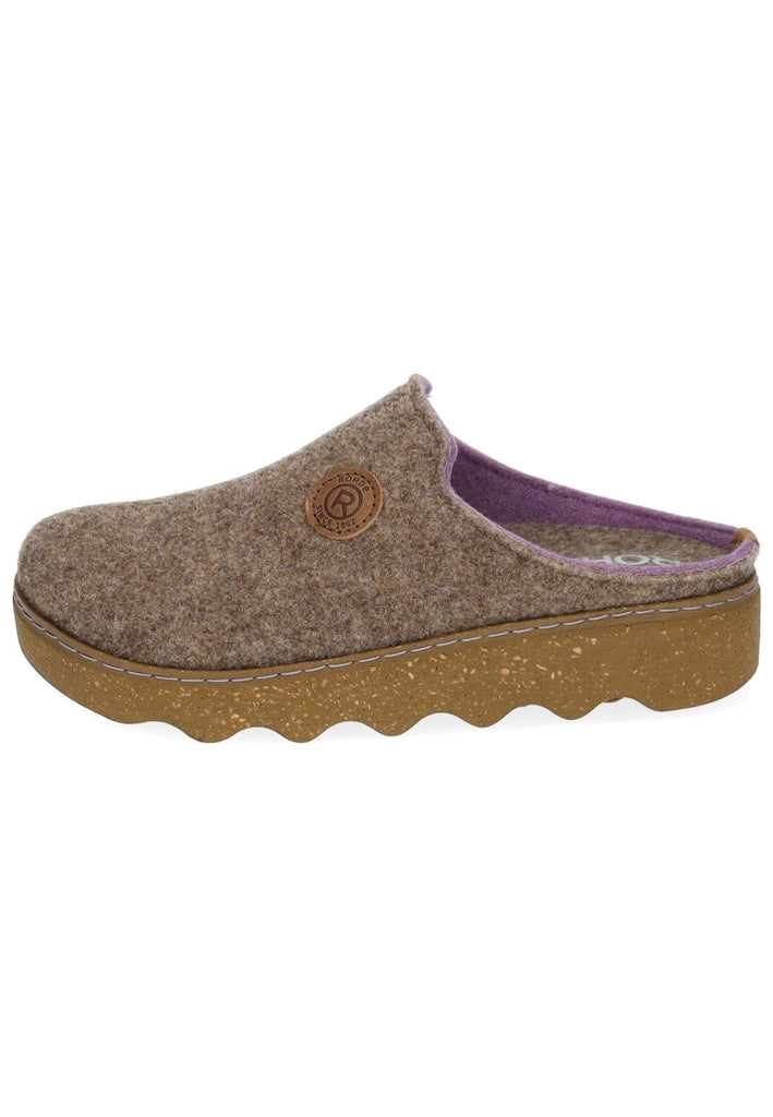 Rohde Hausschuhe Filz Leinen - surf4shoes