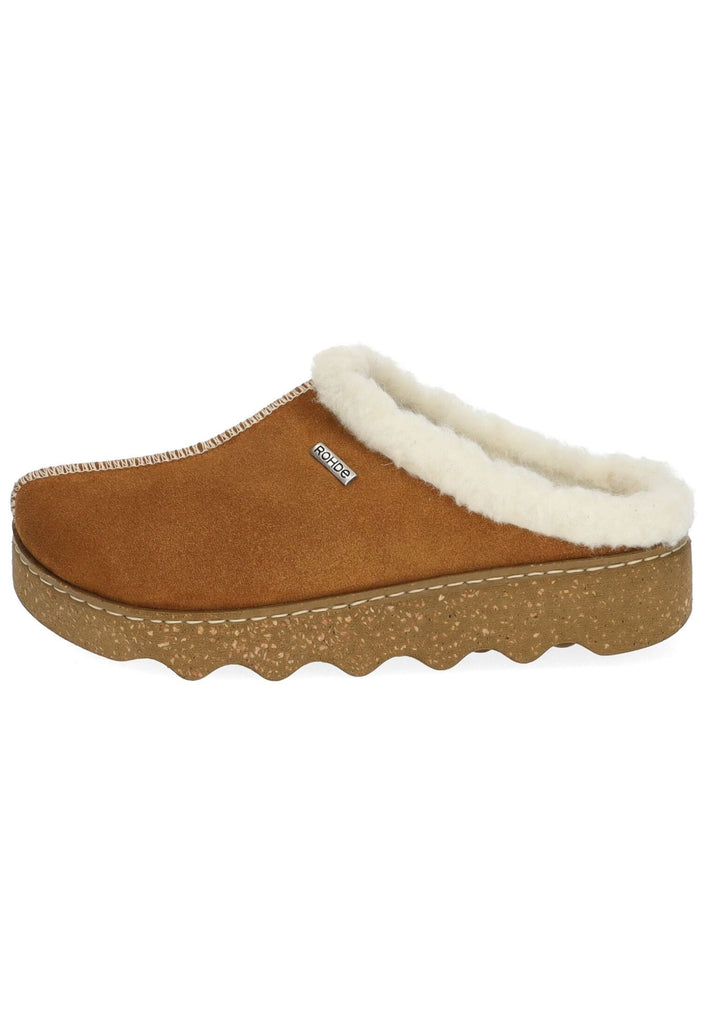 Rohde Hausschuhe Leder Cuoio Warmfutter - surf4shoes