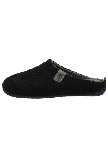 Rohde Hausschuhe Textil Schwarz - surf4shoes