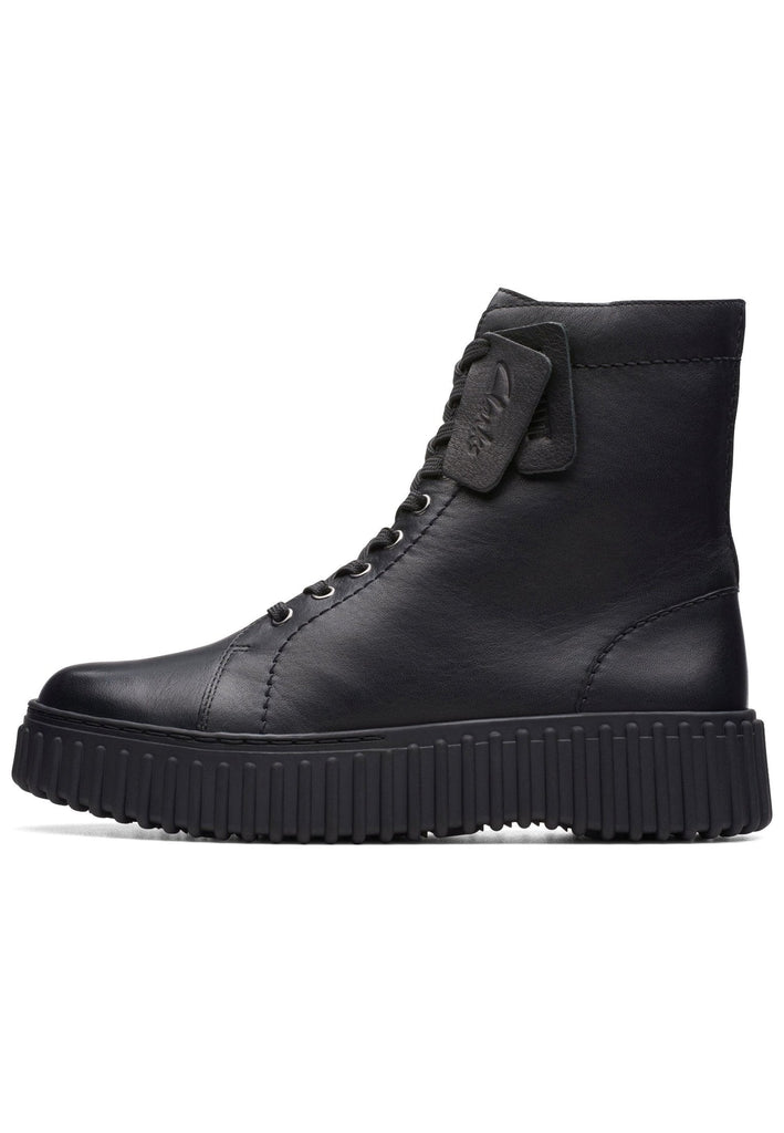 Clarks Stiefelette Leder Black - surf4shoes