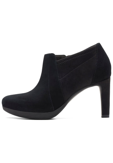 Clarks Stiefelette Veloursleder Black - surf4shoes