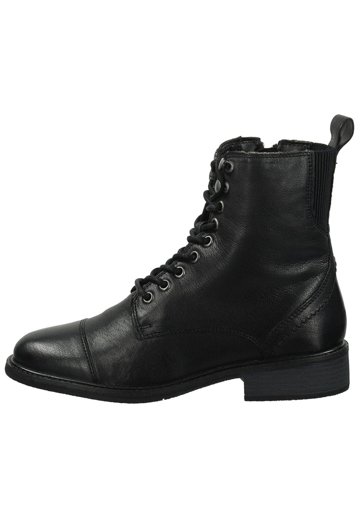 Clarks Stiefelette Leder/Textil Black Warmfutter - surf4shoes
