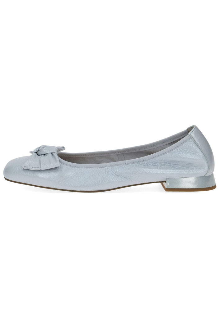Caprice Ballerinas Leder Hellblau - surf4shoes