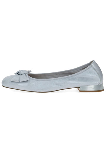Caprice Ballerinas Leder Hellblau - surf4shoes