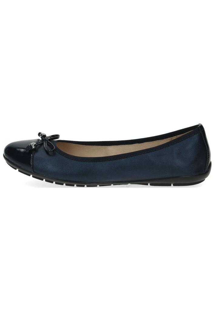 Caprice Ballerinas Leder/Textil Navy - surf4shoes