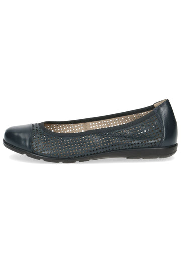 Caprice Ballerinas Leder Ocean - surf4shoes