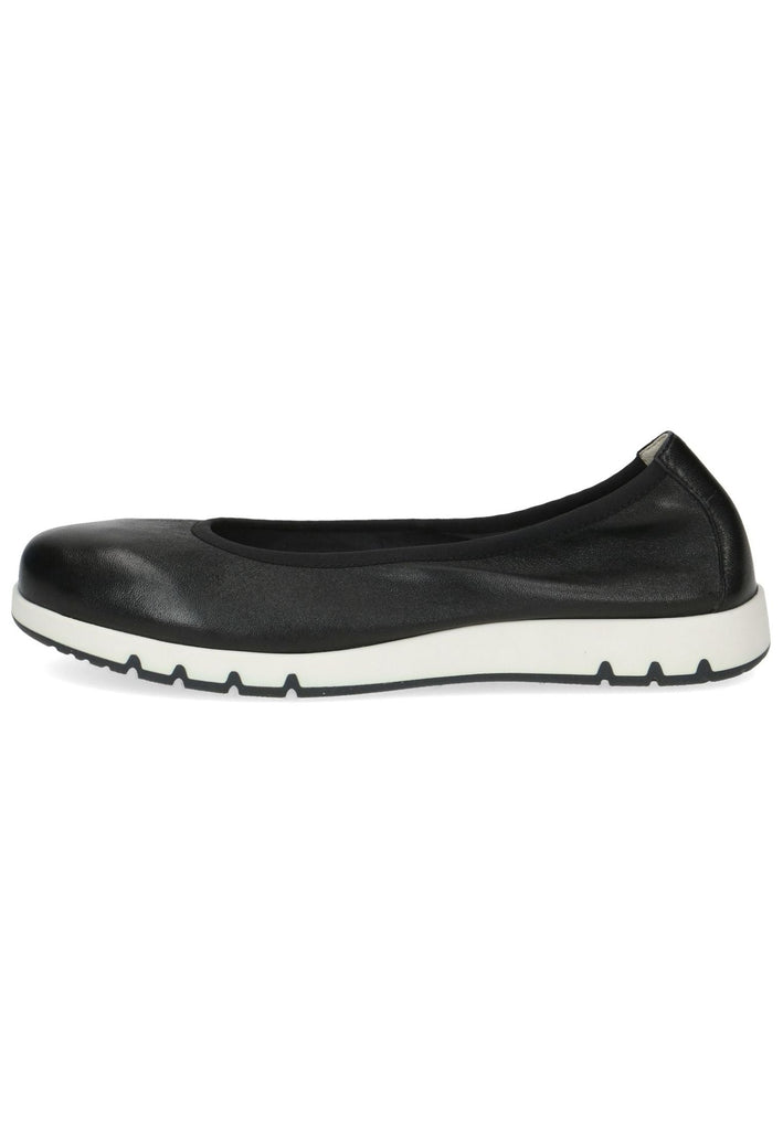 Caprice Ballerinas Leder Schwarz - surf4shoes