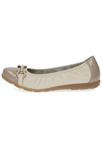 Caprice Ballerinas Leder Cream - surf4shoes