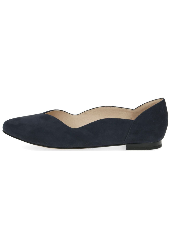 Caprice Ballerinas Veloursleder Ocean - surf4shoes