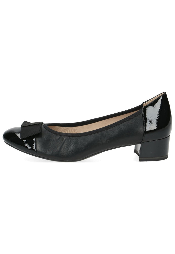 Caprice Pumps Leder/Textil Schwarz - surf4shoes