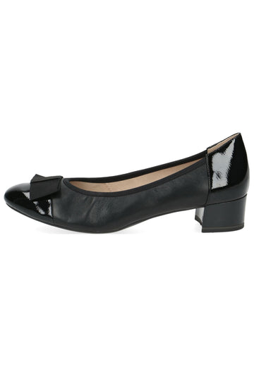 Caprice Pumps Leder/Textil Schwarz - surf4shoes