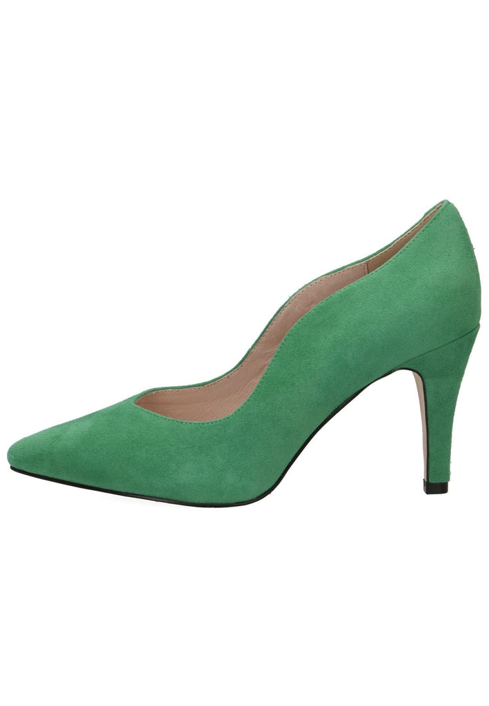 Caprice Pumps Veloursleder Grün - surf4shoes