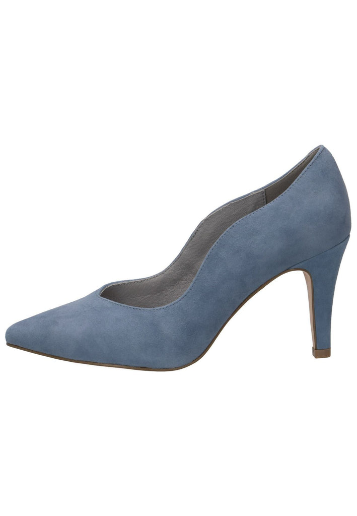 Caprice Pumps Veloursleder Blau - surf4shoes
