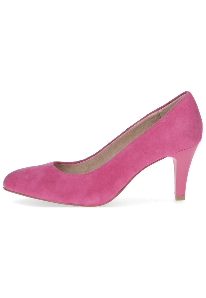 Caprice Pumps Veloursleder Fuchsia - surf4shoes