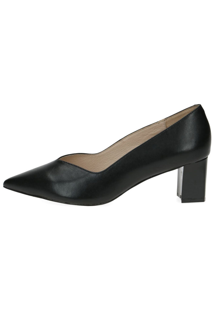 Caprice Pumps Leder Schwarz - surf4shoes