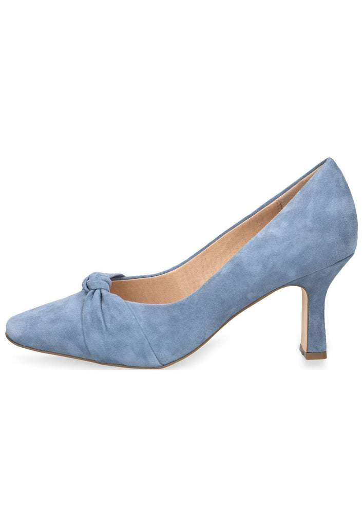 Caprice Pumps Veloursleder Blau - surf4shoes