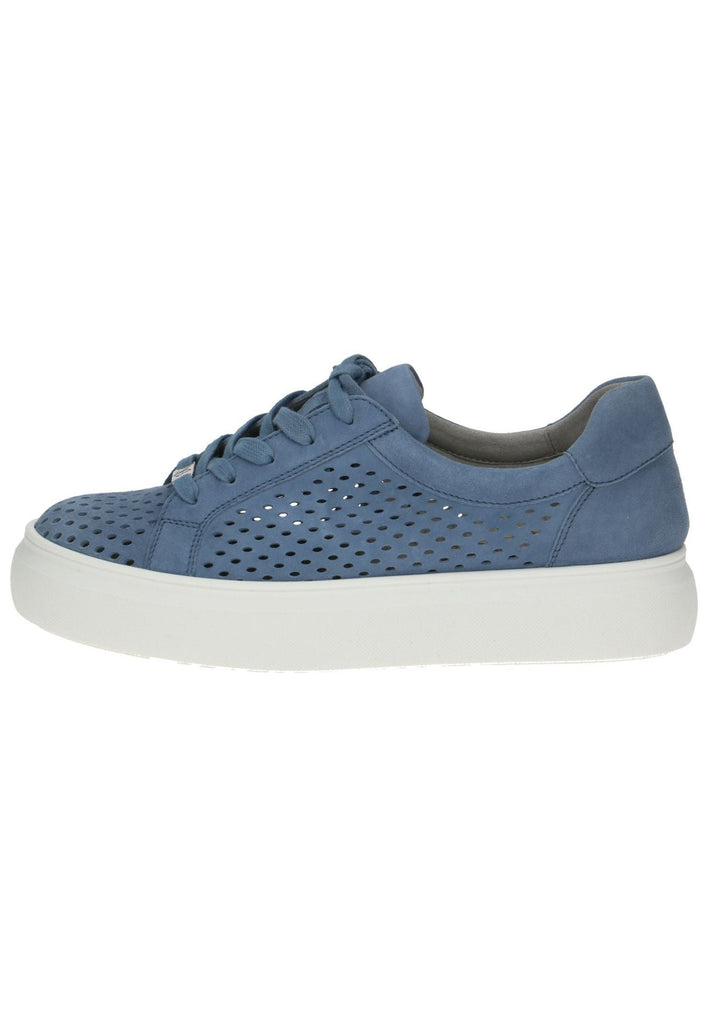 Caprice Sneaker Veloursleder Blau - surf4shoes