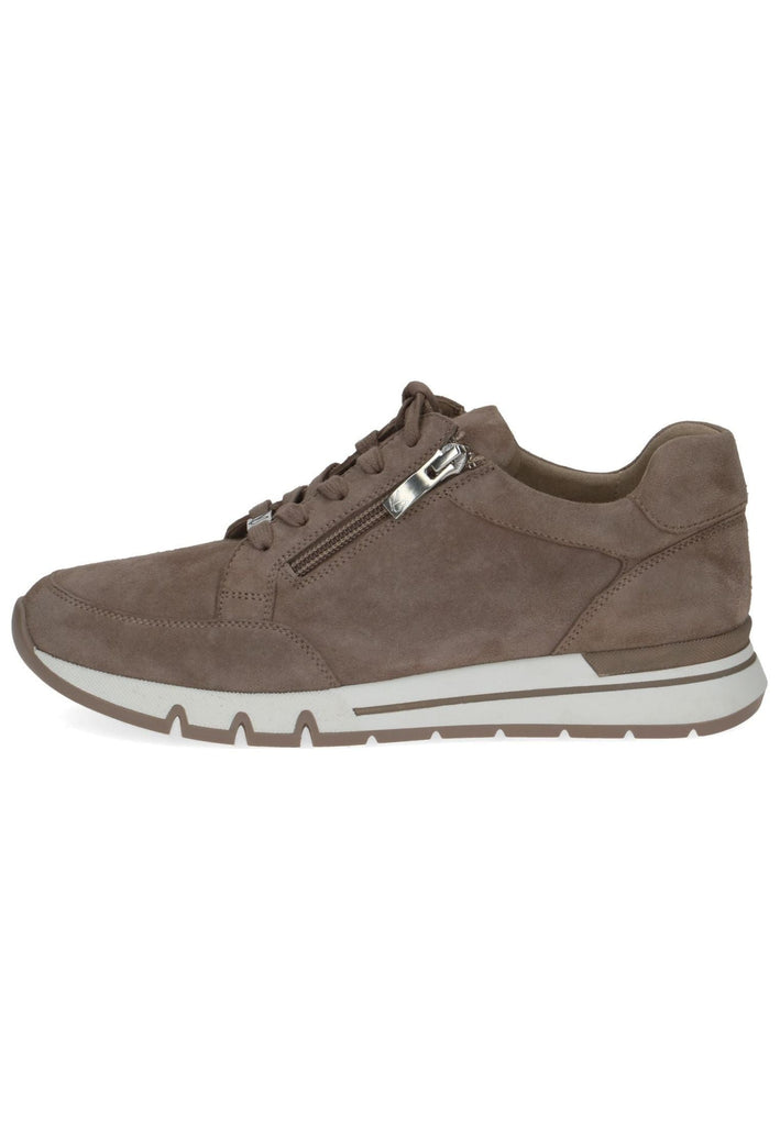 Caprice Sneaker Veloursleder Taupe - surf4shoes