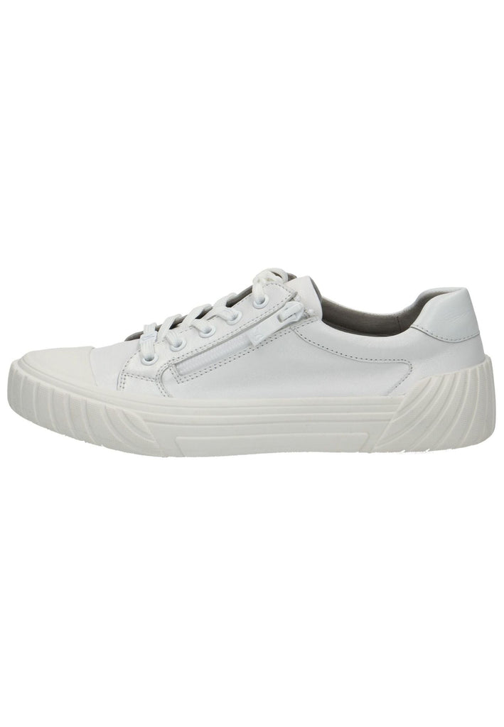 Caprice Halbschuhe Leder Weiß - surf4shoes