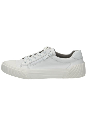 Caprice Halbschuhe Leder Weiß - surf4shoes