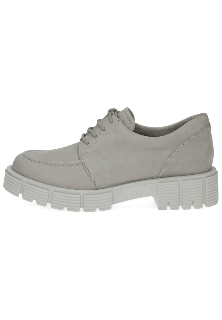 Caprice Halbschuhe Leder Hellgrau - surf4shoes