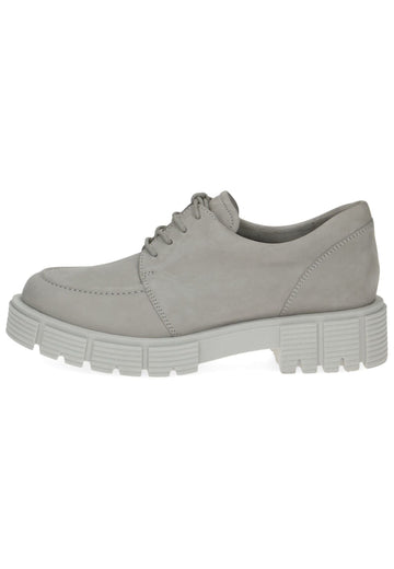 Caprice Halbschuhe Leder Hellgrau - surf4shoes