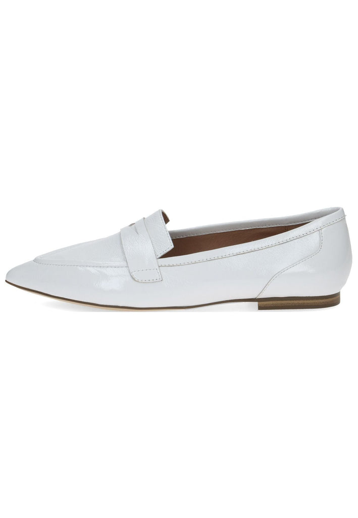 Caprice Slipper Leder Weiß - surf4shoes