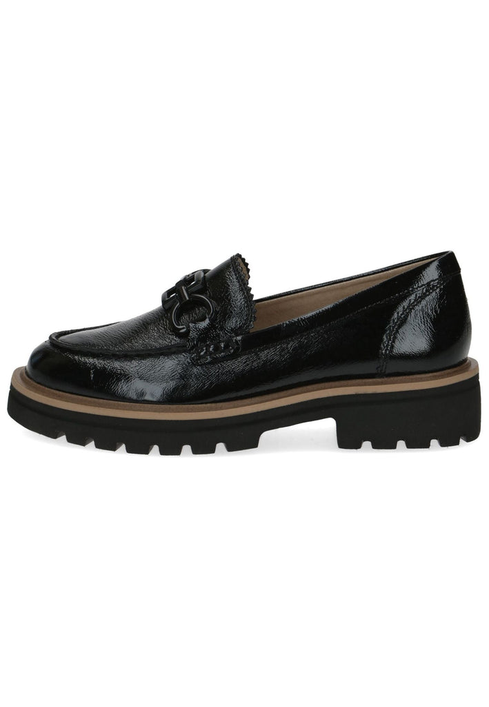 Caprice Slipper Leder Schwarz - surf4shoes