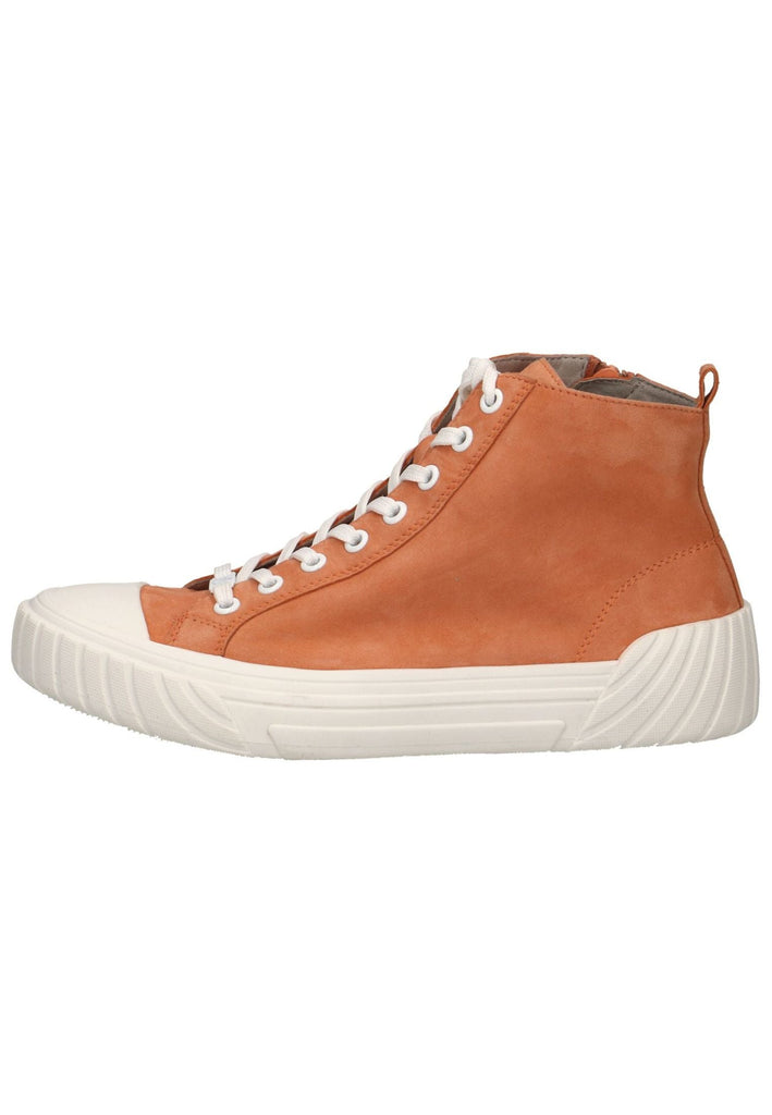 Caprice Sneaker Veloursleder Orange - surf4shoes