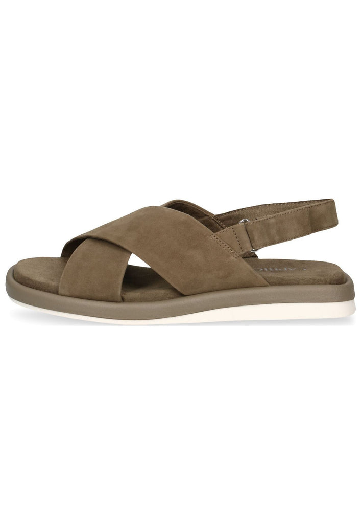 Caprice Sandalen Veloursleder Grün - surf4shoes