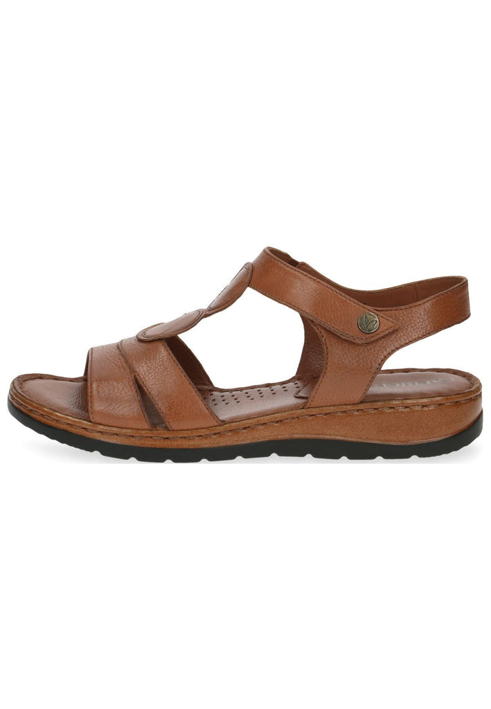 Caprice Sandalen Leder Nut - surf4shoes