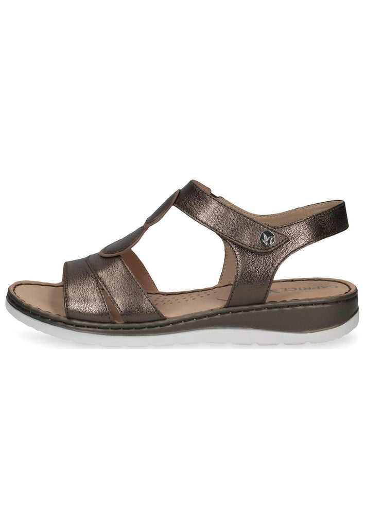 Caprice Sandalen Leder Bronze - surf4shoes