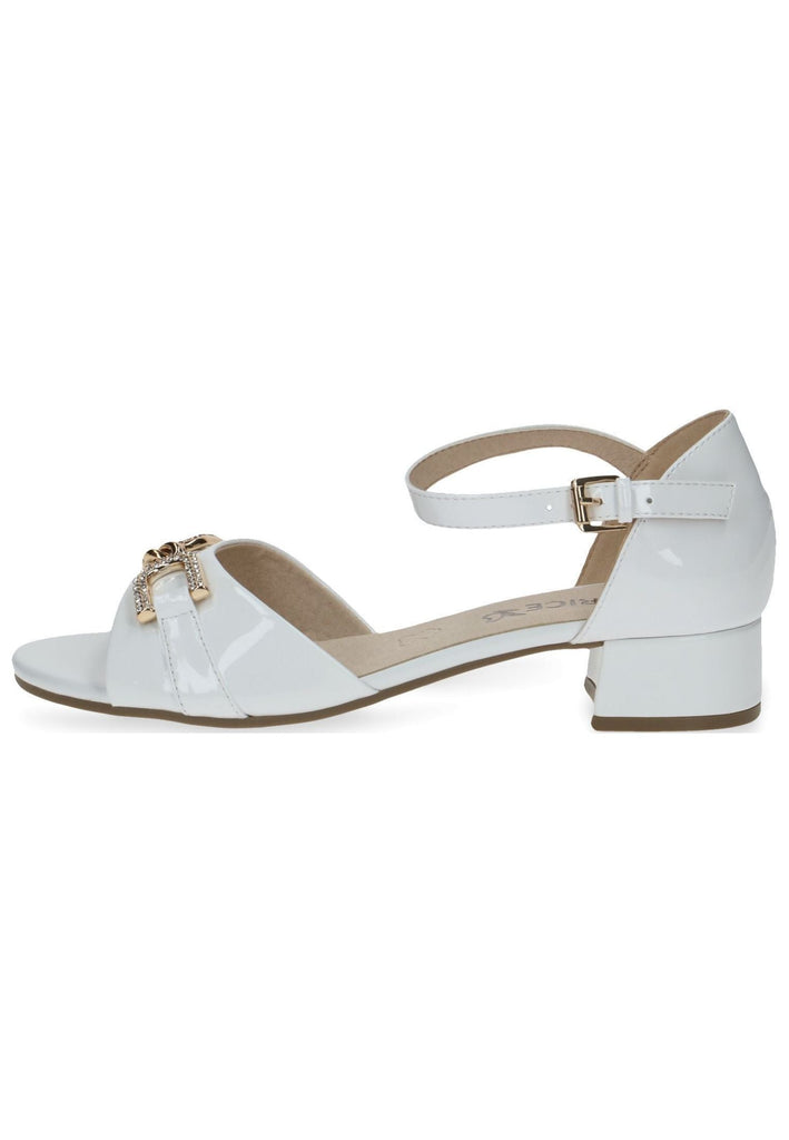 Caprice Sandalen Leder Weiß - surf4shoes