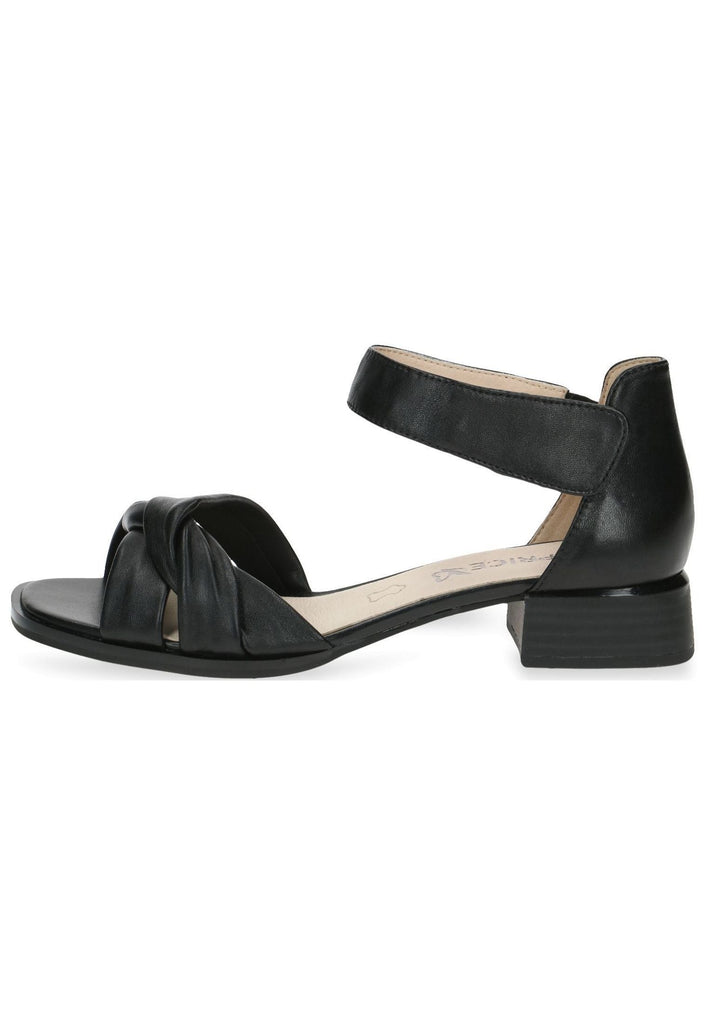 Caprice Sandalen Leder Schwarz - surf4shoes