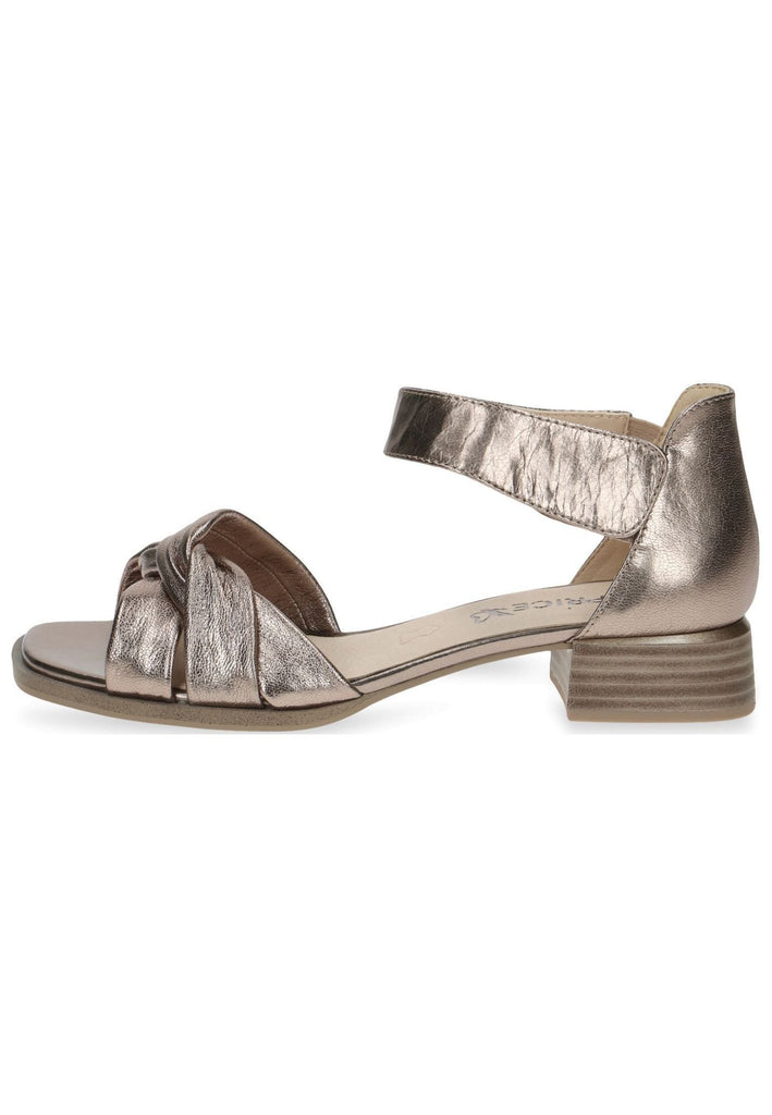 Caprice Sandalen Leder Taupe - surf4shoes