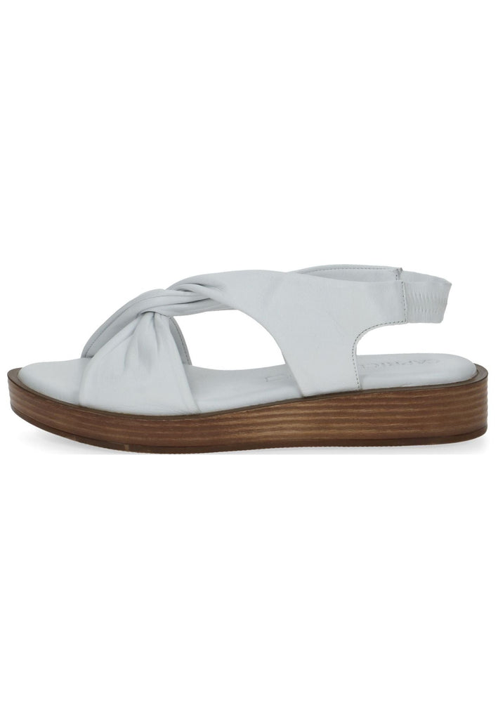Caprice Sandalen Leder Weiß - surf4shoes